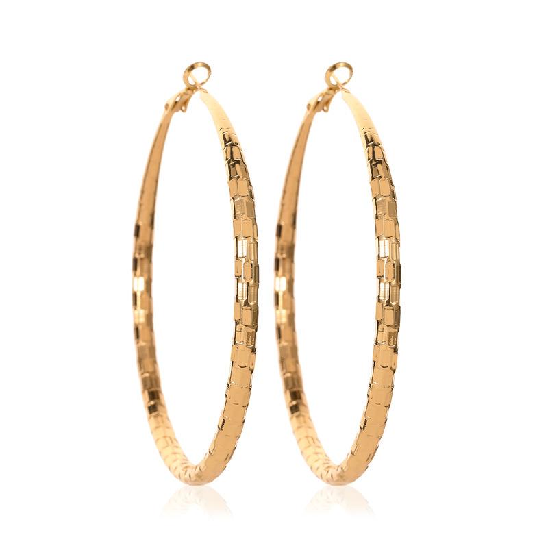 Earrings simple fashion exaggerated big earrings punk street style trendy earrings temperament earrings
