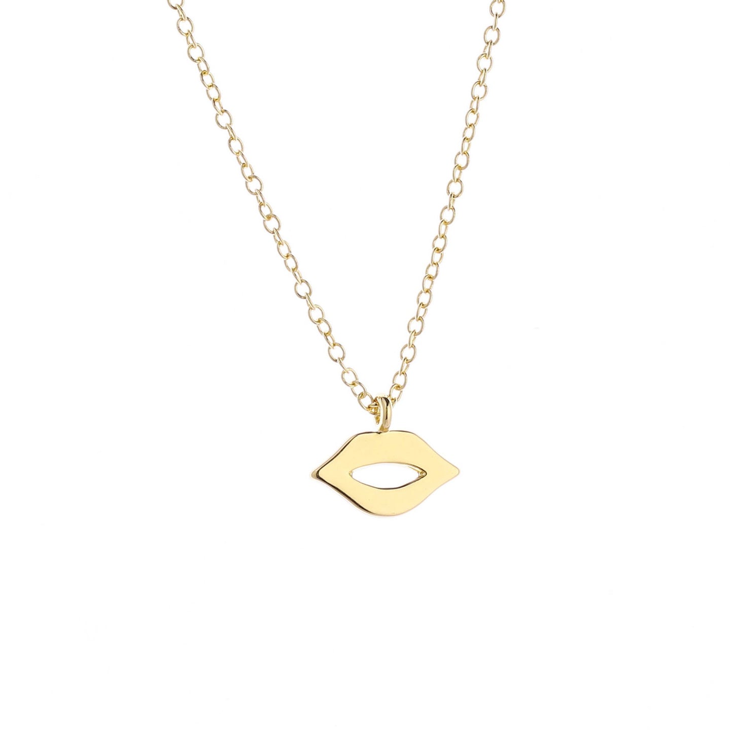 Jewelry Sexy Lips Necklace Exaggerated Personality Mouth Clavicle Chain