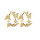 Jewelry Personality Trend Circle Butterfly Earrings Ins Fashion Pop Earrings