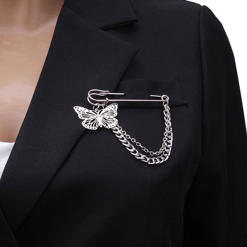 Trouser waist pin accessories fixed clothes waist circumference change small artifact waist buckle anti-light brooch trousers buckle pin