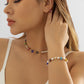 Jewelry Sweet Cool Creative Daisy Imitation Pearl Necklace Female Simple Color Beaded Necklace