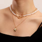 Jewelry ins five-pointed star zircon tassel simple all-match multi-layer necklace collarbone chain female