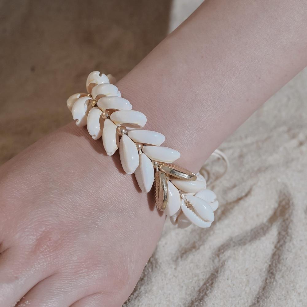 Boho Shell Bracelet Fashion Braided Anklet Accessory