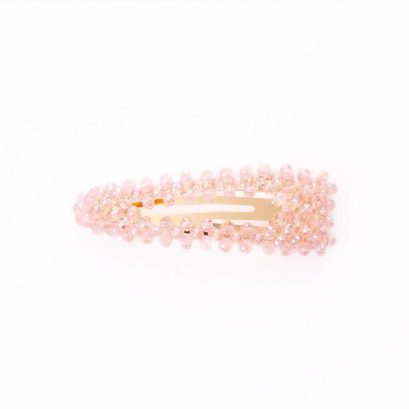 Versatile ins net red crystal hairpin sweet cute candy color exquisite duckbill clip hair accessories trendy