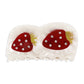 F4332 Light Luxury Cute Fruit Series Shark Clip Summer Cherry Watermelon Strawberry Color Diamond Fun Hair Clip