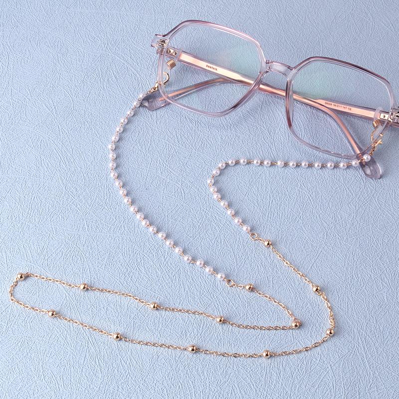 Jewelry Fashion Simple Pearl Glasses Chain Hanging Neck Anti-drop Glasses Rope Glasses Accessories