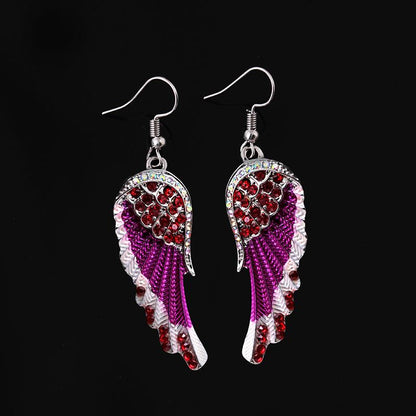 Fashion Angel Wings Diamond Earrings Simple Wings Earrings Earrings Earrings