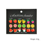 Fashion Acrylic Apple Strawberry Banana Earrings Ladies Fruit Small Stud Earrings Set Ornament