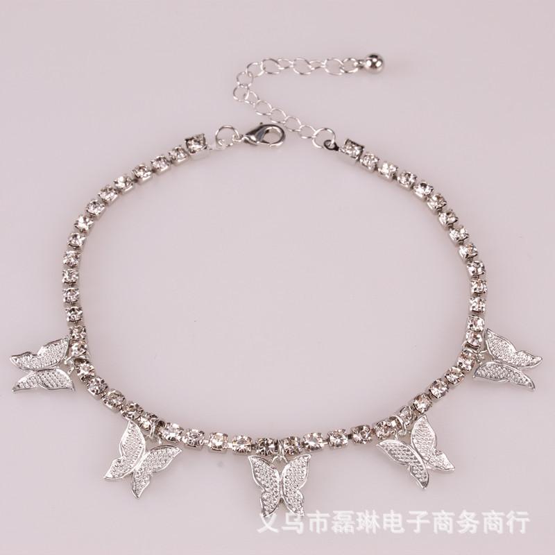 Accessories Creative Fashion Butterfly Bracelet Full Diamond Bracelet Personality Crystal Bracelet Bracelet Female