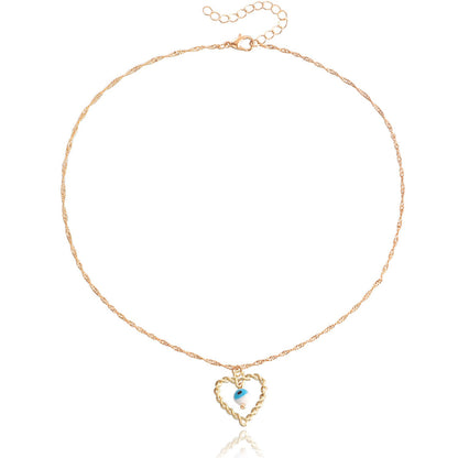 Jewelry Versatile Devil's Eye Personality Clavicle Necklace Simple Blue Eyes Love Necklace Female