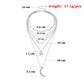 Jewelry Fashion Diamond Crescent Pendant Necklace Women's Popular Disc Chain Straight Tube Multilayer Necklace