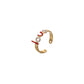 French simple temperament exquisite super fairy stainless steel dripping oil opening letter love adjustable ring
