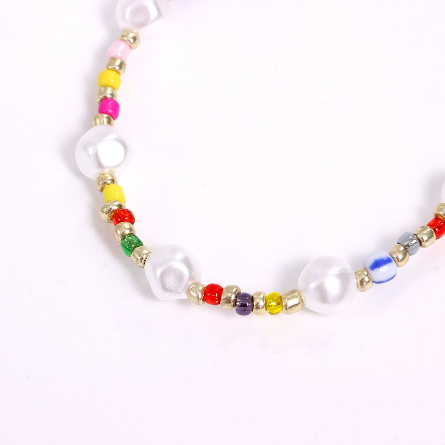 Jewelry ladies hand-threaded color rice bead bracelet popular temperament personalized jewelry