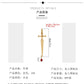 Jewelry Retro Fashion Street Shooting Single Earring Personality Sword-shaped Blood Drop Gemstone Pendant Earrings Female