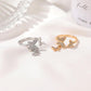 Beautiful Butterfly Ring Sweet Micro-inlaid Zircon Open Ring Exquisite Ladies Hand Jewelry Index Finger Ring