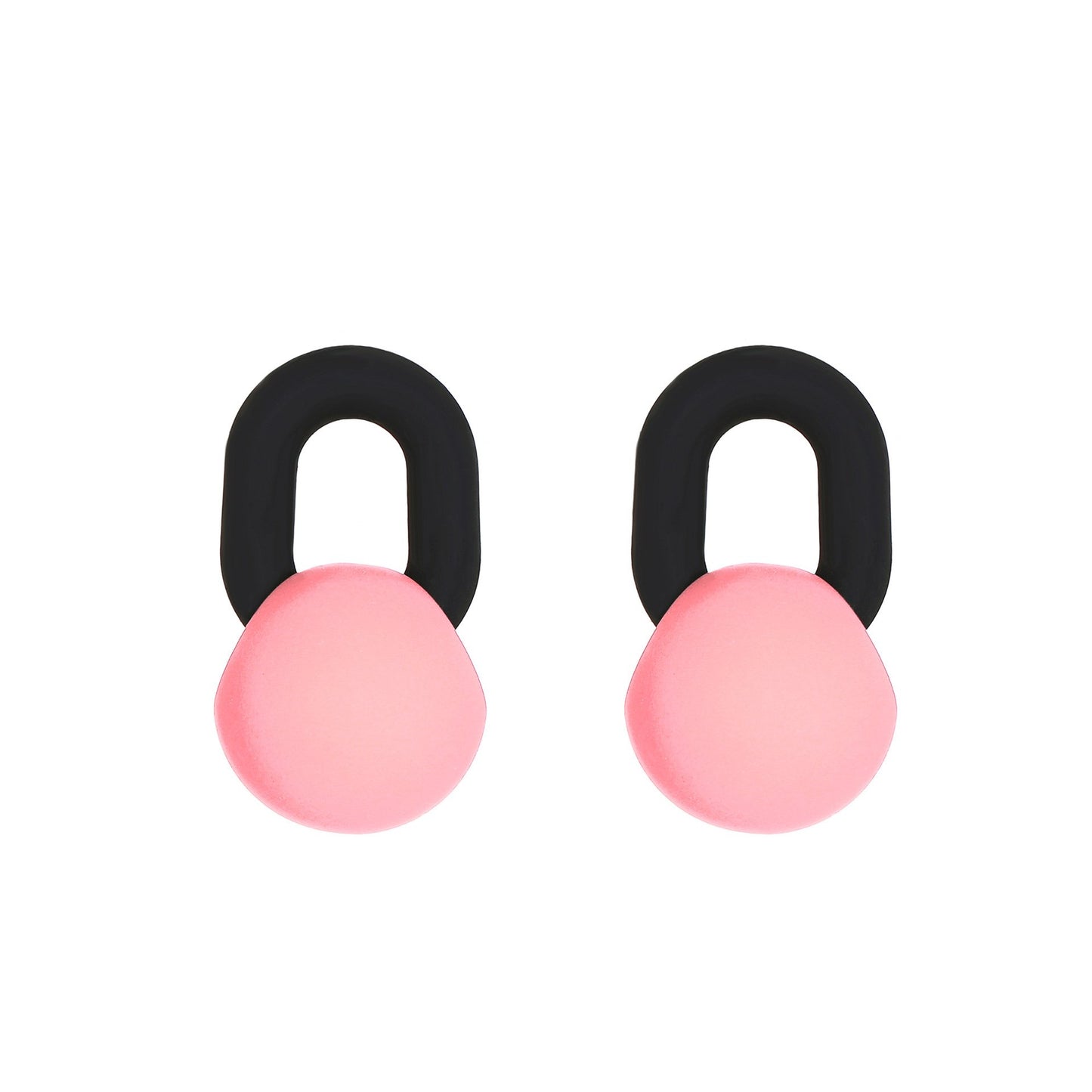 Ins milk tea hit color earrings fashion color toffee ball beads irregular earrings personalized earrings fashion