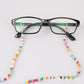 Mask glasses rice bead lanyard chain lanyard beaded glasses rope mask lanyard chain colorful beaded glasses lanyard