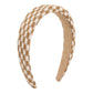 F4955 simple personality pattern hit color geometric headband sponge price high pressure hair elegant outer hair hoop female