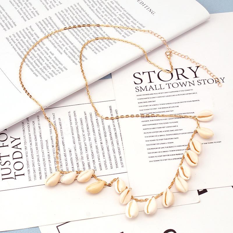 Jewelry Summer Beach Single Shell Pendant Copper Waist Chain Accessories Sexy Casual Body Chain