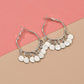Metal sheet pendant earrings punk metal big earrings personality fashion earrings earrings step into accessories