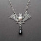 Exquisite Fashion Simple Ladies Alloy Plating Necklace Alloy Bat Pendant Jewelry