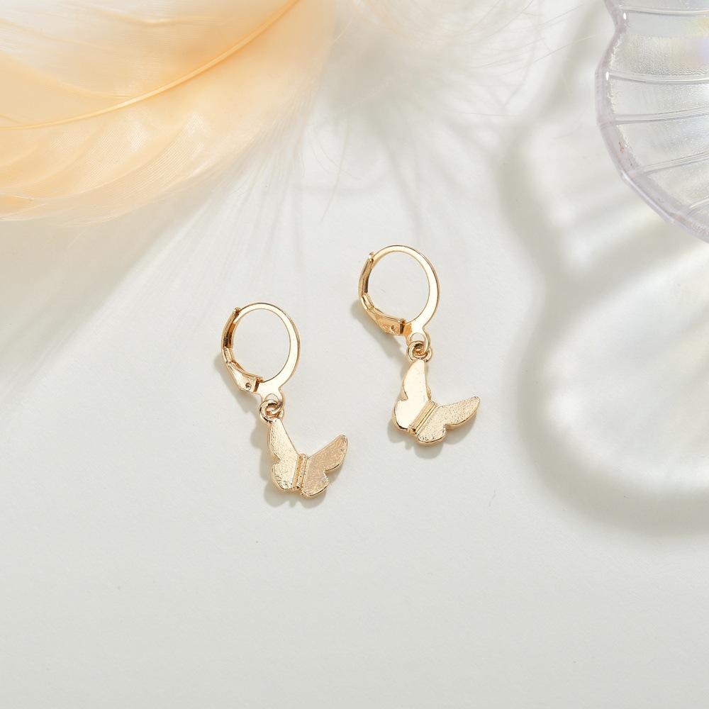 Fashion Butterfly Earrings Earrings Women Simple Small Fresh Earrings Accessories