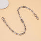 ins letter B chain personality fashion metal waist chain body chain skirt girdle clothing accessories