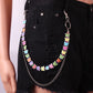 Trendy Acrylic Accessories Double Chain Hip Hop Punk Jeans Decorative Waist Chain Metal Pants Chain