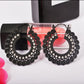 Jewelry Bohemian Ethnic Retro Hollow Carved Pattern Temperament Earrings Rhinestone Earrings