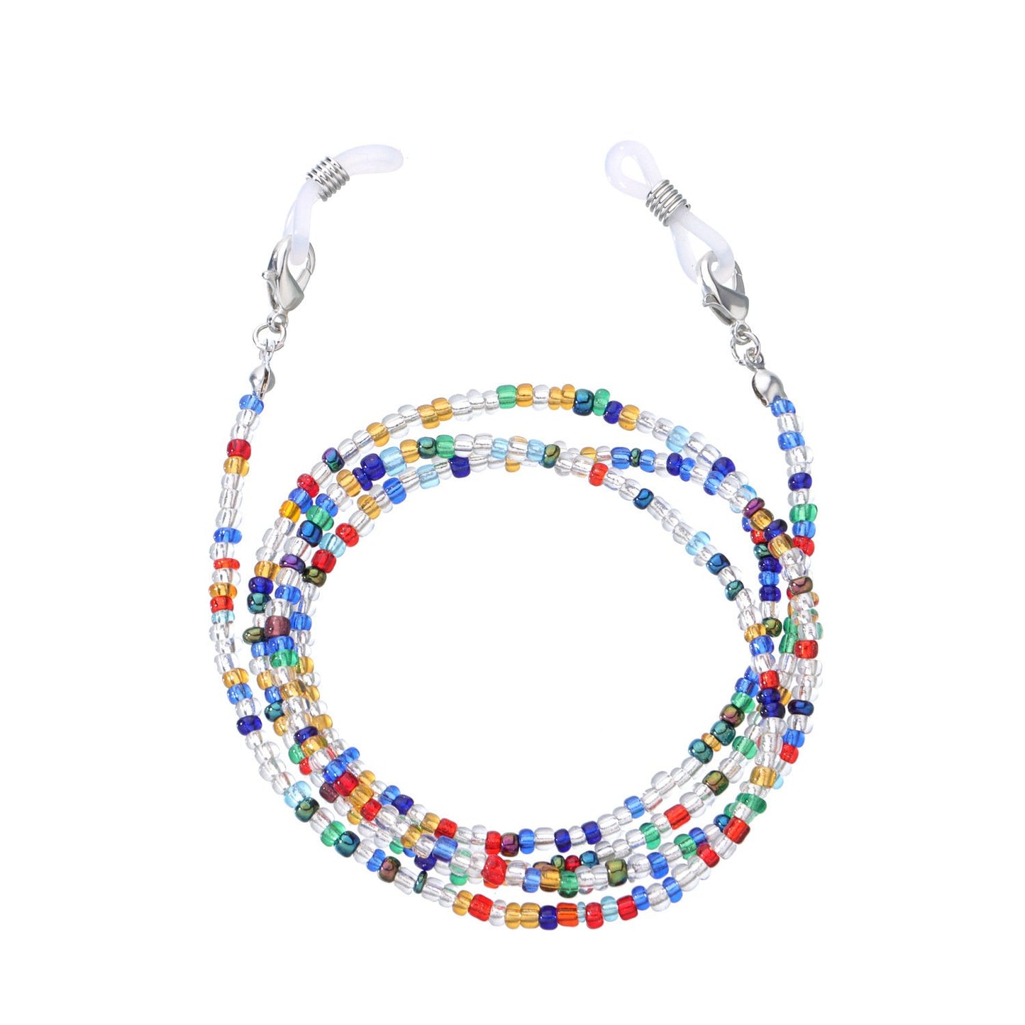 Jewelry Fashion Color Rice Beads Glasses Chain Simple Versatile Accessories 9-Piece Set