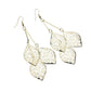 Jewelry Punk Earrings Fashion Hollow Leaf Earrings Temperament Personality Earrings