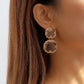 E11194 Fashion Transparent Candy Color Earrings Resin Personality Retro Earrings Niche Simple Earrings Women