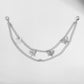 Jewelry Versatile Street Shot Women's Bag Accessories Chain Butterfly Double Chain Business Temperament Bag Chain