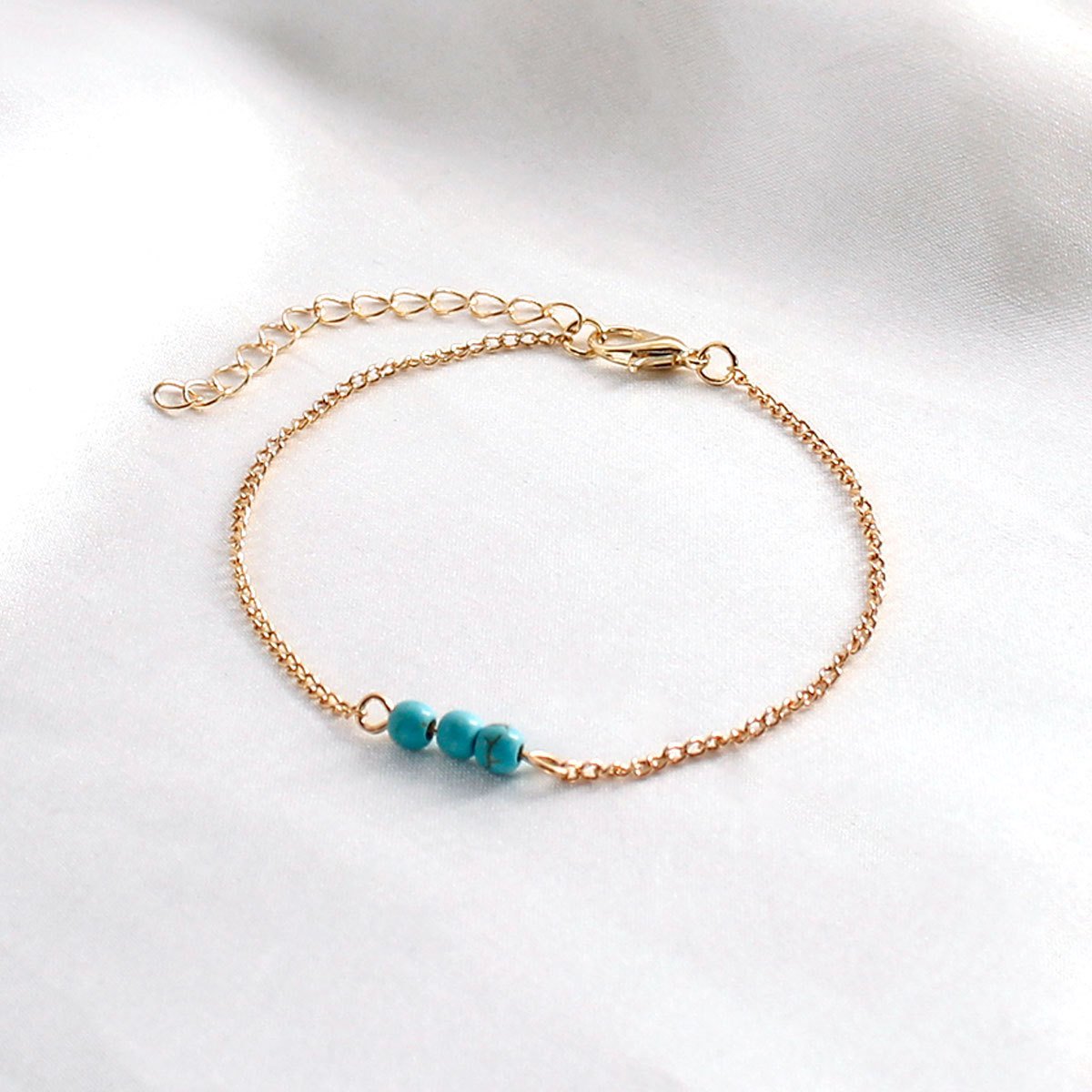 Running volume turquoise bracelet cheap and simple street stall jewelry