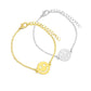 New Year's Explosion Good Mood Fashion Smile Emoji Smiley Face Bracelet Couple Bracelet Necklace Set