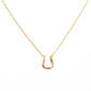 Popular Jewelry U-shaped Lucky Horseshoe Necklace Personality Exaggerated Trend Ladies Small Jewelry