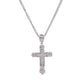 Hip Hop Cross Necklace Personality Trend Diamond Pendant Jewelry