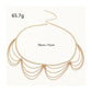 Jewelry Fashion Retro Wavy Body Chain Clothes Chain Sexy Multilayer Metal Chain Waist Chain Women