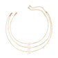 Jewelry Metal Simple Thin Chain Clavicle Necklace Female Retro Versatile Imitation Pearl Pendant Necklace