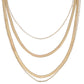 Jewelry Mix Thickness Cross Chain Pendant Necklace Geometric Snake Bone Chain Multilayer Necklace Female