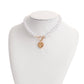 Jewelry Valentine's Day openable cover love simple OT buckle baroque pearl necklace female niche design sense