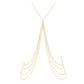 Fashion Exaggerated Multilayer Tassel Pearl Body Chain Necklace