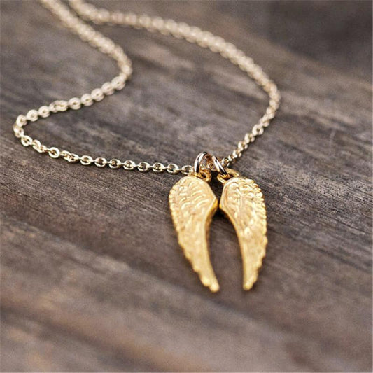 Popular Jewelry, Fashion Simple Angel Wings Necklace Simple Wings Clavicle Chain