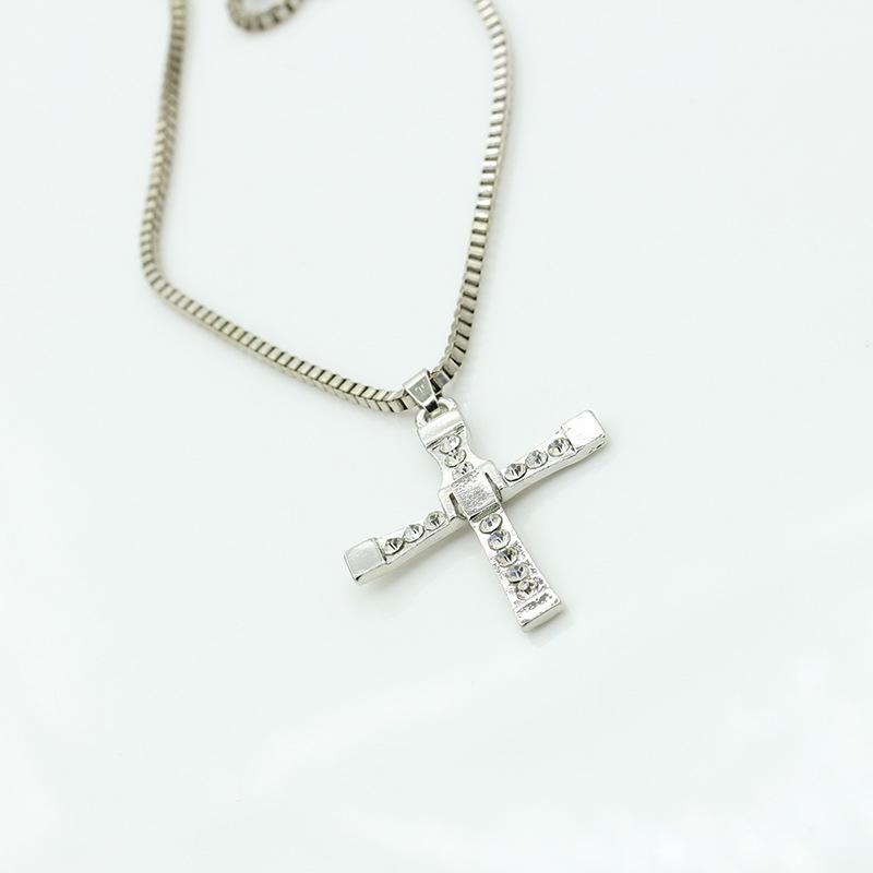 Clavicle Chain Star Same Fast and Furious 8 Cross Necklace Jewelry