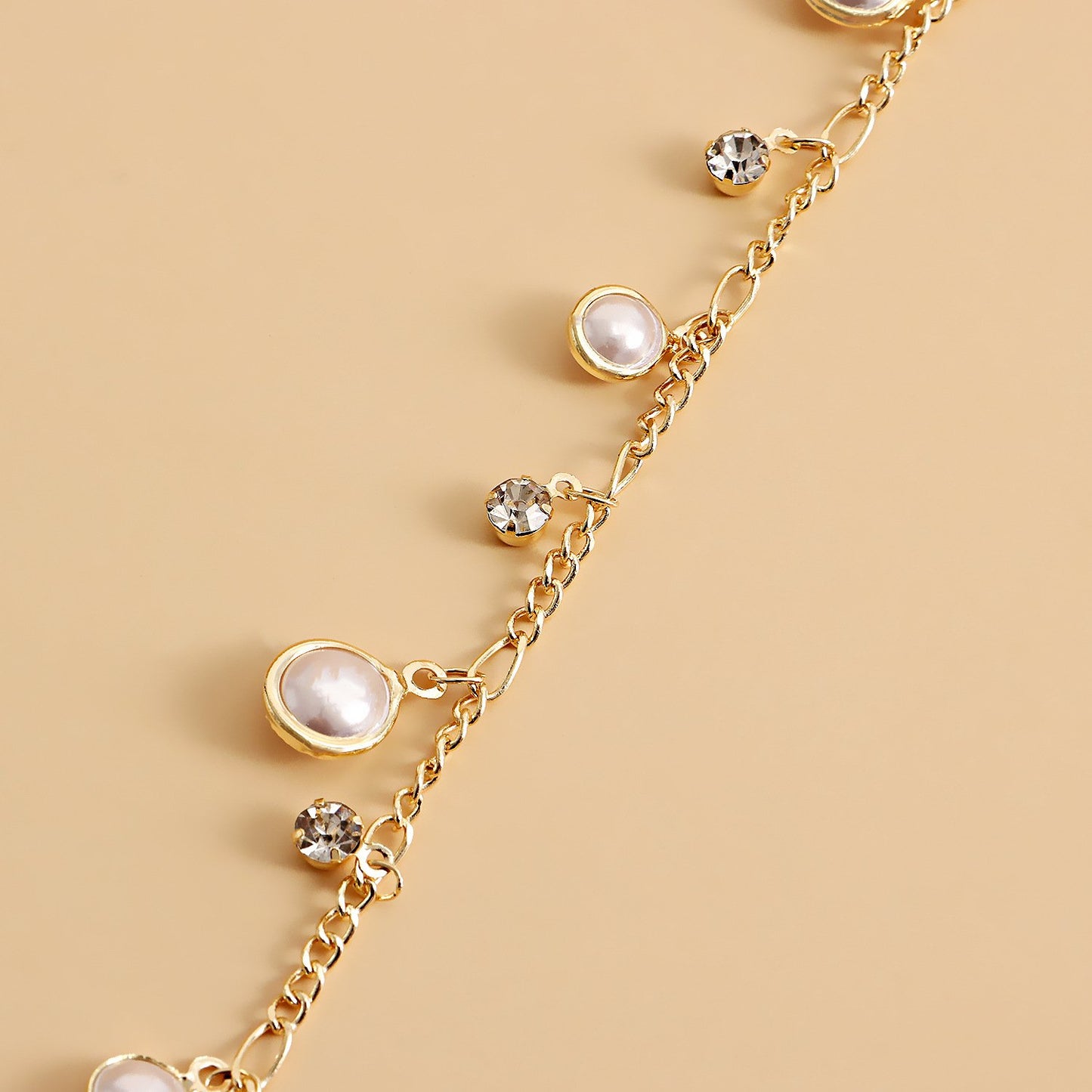 Jewelry Spice Girl Tassel Imitation Pearl Zircon Pendant Waist Chain Belt Xiaoxiang Metal Waist Chain Female
