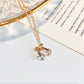 Ins sweet zircon cherry necklace fashion small fresh pendant clavicle chain short sweater chain