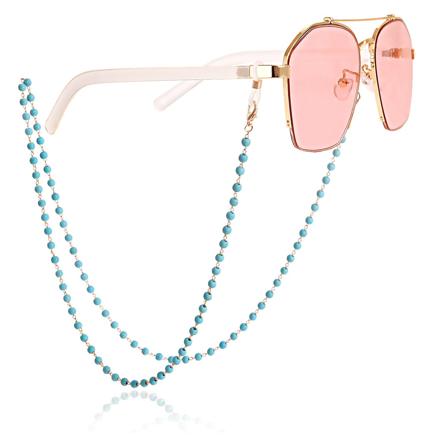 Glasses Jewelry Trend Sunglasses Glasses Chain Ornament Heart Mask Hanging Chain Non-slip Accessories
