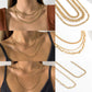Jewelry Hip Hop Punk Geometric Metal Chain Necklace Retro Trend Ball Chain Clavicle Necklace