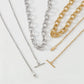 N1199 Long Chain Necklace Hip Hop Y Shape Sweet Cool Necklace Stacked Fashion Geometric Necklace