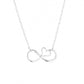 Creative 8-character love jewelry fashion simple love 8-character necklace exquisite short trendy pendant jewelry